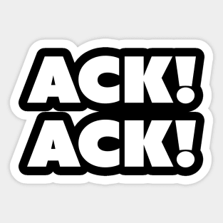 Eric the ACK ACKtor! Sticker